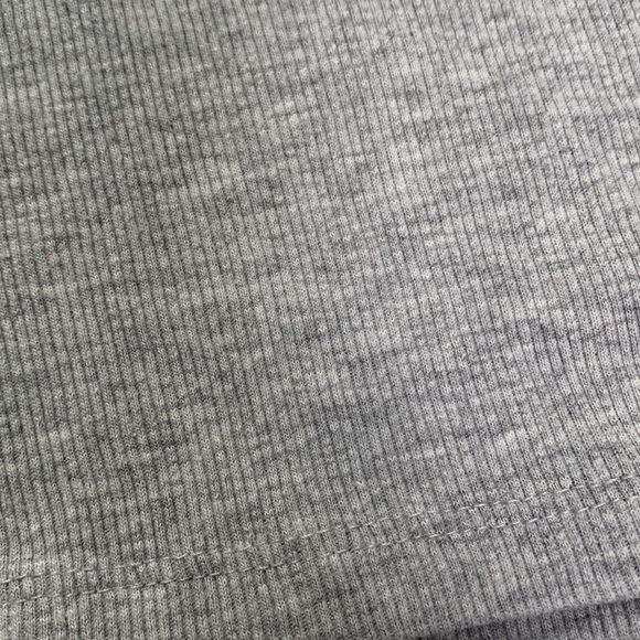 Grey and white tank top. Not cropped, but not full length - Picture 4 of 5